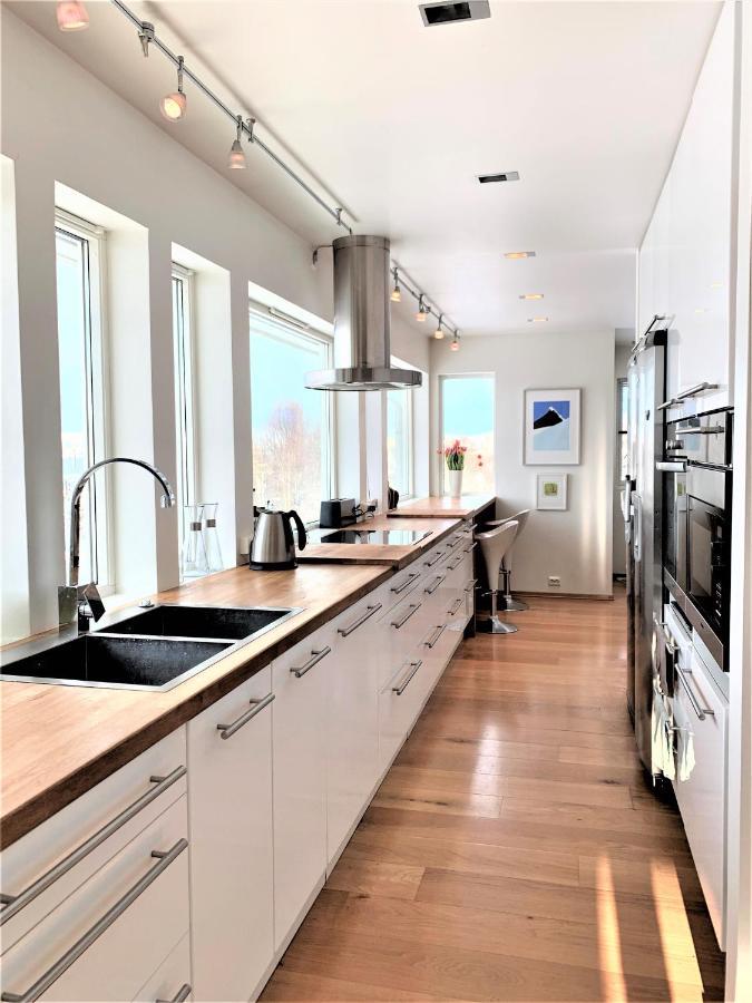 Villa Top View 特罗姆瑟 外观 照片